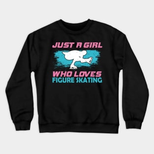 Figure Skating Ice Dancing Girl Gift Crewneck Sweatshirt